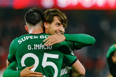 Portekiz 'in Lizbon şehrindeki Estadio Da Luz' da SL Benfica ile Sporting CP arasında oynanan ikinci yarı final maçı sırasında X. (Maciej Rogowski)