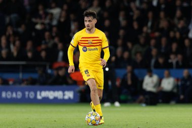 UEFA Şampiyonlar Ligi çeyrek finali sırasında Paris Saint-Germain FC ve FC Barcelona arasında Parc des Princes, Fransa 'da (Maciej Rogowski)