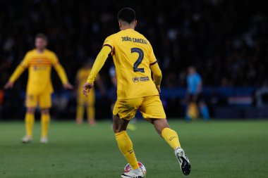 Joao Cancelo UEFA Şampiyonlar Ligi çeyrek finalinde Paris Saint-Germain FC ve FC Barcelona arasında Parc des Princes, Paris, Fransa 'da (Maciej Rogowski)