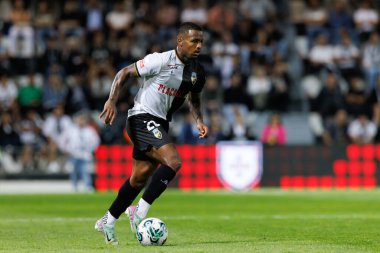 Liga Portekiz maçında David Pastor SC Farense ve SL Benfica, Estadio de Sao Luis, Faro, Portekiz arasında oynadı. (Maciej Rogowski)