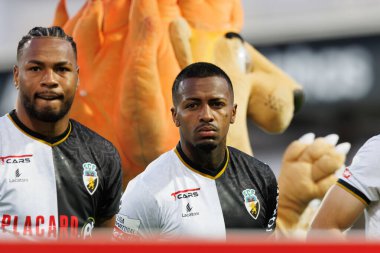 Liga Portekiz maçında David Pastor SC Farense ve SL Benfica, Estadio de Sao Luis, Faro, Portekiz arasında oynadı. (Maciej Rogowski)