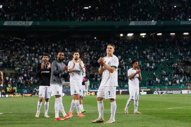 Portekiz 'in Lizbon şehrinde Estadio Jose Alvalade' de oynanan Liga Portekiz maçı sırasında Viktor Gyokeres, Sporting CP ve Vitoria SC arasında oynanmıştır. (Maciej Rogowski)