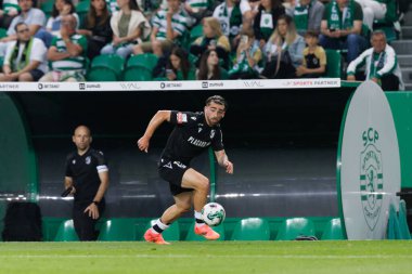 Portekiz 'in Lizbon şehrinde Estadio Jose Alvalade' de oynanan Liga Portekiz maçı sırasında, Jota Silva, Sporting CP ve Vitoria SC arasında oynanmıştır. (Maciej Rogowski)