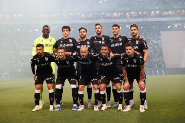 Portekiz 'in Lizbon şehrinde Estadio Jose Alvalade' de oynanan Liga Portekiz maçı sırasında Vitoria takımı CP ve Vitoria SC arasında oynanmıştır. (Maciej Rogowski)