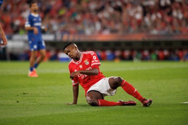 Florentino Luis UEFA Avrupa Ligi maçında SL Benfica ve Olympique de Marseille arasında Estadio Da Luz, Lizbon, Portekiz 'de oynandı. (Maciej Rogowski)