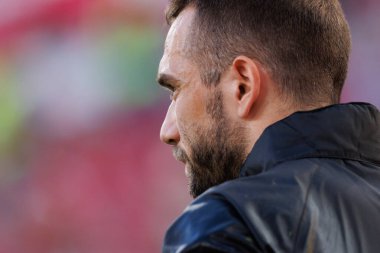 Pau Lopez UEFA Avrupa Ligi maçında SL Benfica ve Olympique de Marseille arasında Estadio Da Luz, Lizbon, Portekiz 'de oynandı. (Maciej Rogowski)