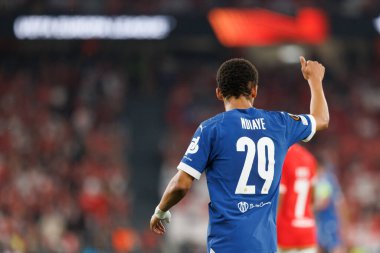 x UEFA Avrupa Ligi maçında SL Benfica ve Olympique de Marseille arasında Estadio Da Luz, Lizbon, Portekiz 'de oynanmıştır. (Maciej Rogowski)