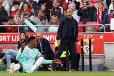 Portekiz Ligi maçında SL Benfica ve SC Braga arasında Estadio Da Luz, Lizbon, Portekiz 'de oynanan Rui Duarte maçı sırasında. (Maciej Rogowski)