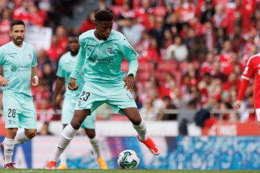 SL Benfica ve SC Braga arasında oynanan Liga Portekiz maçında Simon Banza, Estadio Da Luz, Lizbon, Portekiz 'de. (Maciej Rogowski)