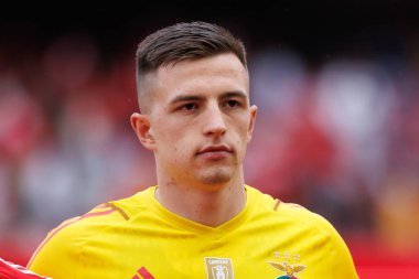 Portekiz Ligi maçında SL Benfica ve SC Braga arasında Estadio Da Luz, Lizbon, Portekiz 'de oynanan Anatoliy Trubin maçı sırasında. (Maciej Rogowski)