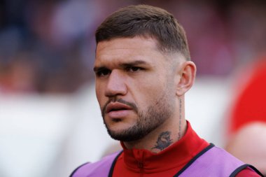 Portekiz Ligi maçında SL Benfica ve SC Braga arasında Estadio Da Luz, Lizbon, Portekiz 'de oynanan Morato maçında. (Maciej Rogowski)