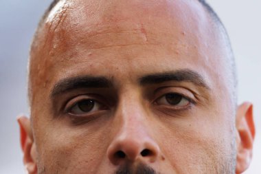 Portekiz Ligi maçında SL Benfica ve SC Braga arasında Estadio Da Luz, Lizbon 'da oynanan Arthur Cabral maçı sırasında. (Maciej Rogowski)