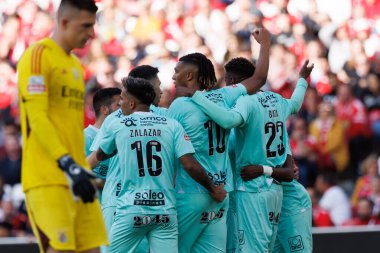 Portekiz 'in Estadio Da Luz şehrinde SL Benfica ve SC Braga arasında oynanan Liga Portekiz maçında Horta' dan gol üstüne gol. (Maciej Rogowski)