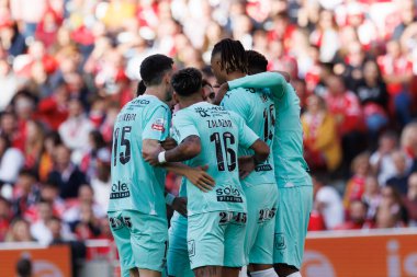 Portekiz 'in Estadio Da Luz şehrinde SL Benfica ve SC Braga arasında oynanan Liga Portekiz maçında Horta' dan gol üstüne gol. (Maciej Rogowski)