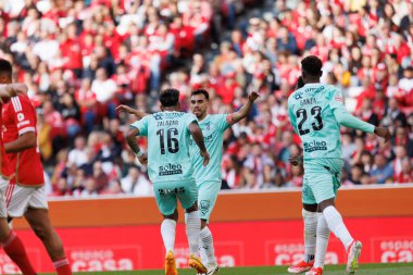 Portekiz 'in Estadio Da Luz şehrinde SL Benfica ve SC Braga arasında oynanan Liga Portekiz maçında Horta' dan gol üstüne gol. (Maciej Rogowski)