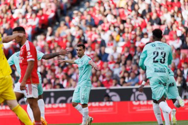 Portekiz 'in Estadio Da Luz şehrinde SL Benfica ve SC Braga arasında oynanan Liga Portekiz maçında Horta' dan gol üstüne gol. (Maciej Rogowski)