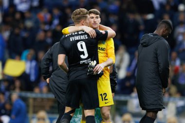 Viktor Gyokeres, Franco Israel Liga Portekiz maçı sırasında Estadio do Dragao, Porto, Portekiz 'deki FC Porto ve Sporting CP arasında. (Maciej Rogowski)