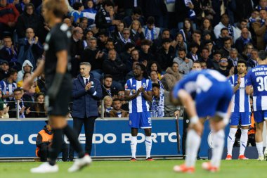 Vitor Baia, Romario Baro Liga Portekiz maçı sırasında Estadio do Dragao, Porto, Portekiz 'deki FC Porto ve Sporting CP arasında. (Maciej Rogowski)