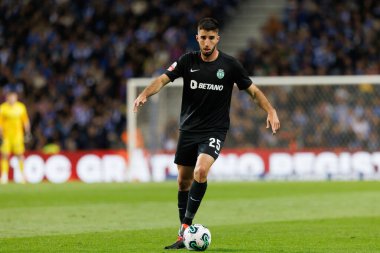 Portekiz 'in Porto şehrinde Estadio do Dragao' da FC Porto ve Sporting CP arasında oynanan Liga maçında Goncalo Inacio. (Maciej Rogowski)