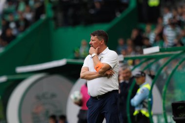 Portekiz 'deki Estadio Jose Alvalade, Lizbon' da Liga Portekiz maçı sırasında CP ve SC Portimonense arasında oynanan maçta Paulo Sergio. (Maciej Rogowski)