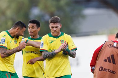 Liga Portekiz 2 maçında SL Benfica B ve Pacos De Ferreira arasında Benfica Campus, Seixal, Lizbon, Portekiz 'de oynanan Antunes maçında. (Maciej Rogowski)