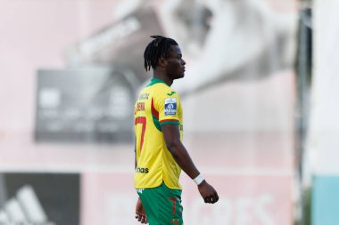 Liga Portekiz 2 maçında SL Benfica B ve Pacos De Ferreira arasında Benfica Campus, Seixal, Lizbon, Portekiz 'de oynanan Cipenga maçında. (Maciej Rogowski)