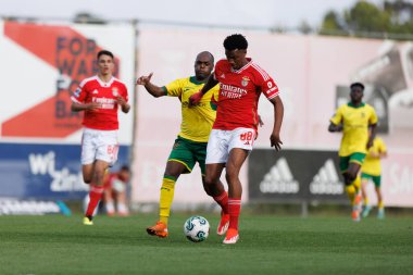 Liga Portekiz 2 maçında SL Benfica B ve Pacos De Ferreira arasında Benfica Campus, Seixal, Lizbon, Portekiz 'de oynandı. (Maciej Rogowski)