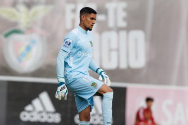 Jeimes, Liga Portekiz 2 maçında SL Benfica B ve Pacos De Ferreira arasında Benfica Campus, Seixal, Lizbon, Portekiz 'de oynandı. (Maciej Rogowski)