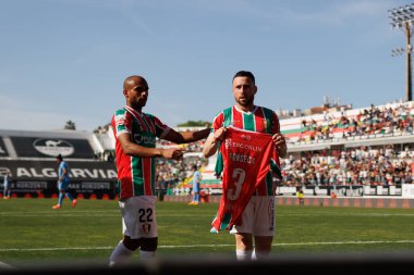 Kikas, Liga Portekiz maçında CF Estrela Amadora ile Rio Ave FC arasında oynanan Fonseca formasıyla attığı golü Estadio Jose Gomes, Amadora, Lizbon, Portekiz 'de atmıştır. (Maciej Rogowski)