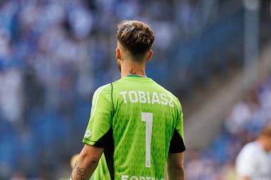 Kacper Tobiasz PKO BP Ekstraklasa maçı sırasında Lech Poznan ve Legia Warszawa arasında Enea Stadyumu, Poznan, Polonya (Maciej Rogowski)