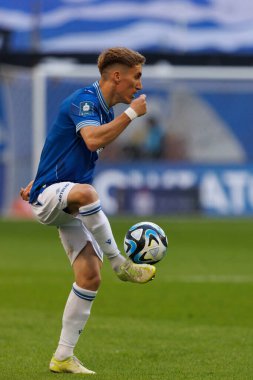 Joel Pereira PKO BP Ekstraklasa maçı sırasında Lech Poznan ve Legia Warszawa arasında Enea Stadyumu, Poznan, Polonya (Maciej Rogowski)