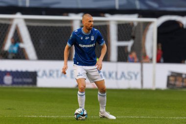 PKO BP Ekstraklasa maçı sırasında Lech Poznan ve Legia Warszawa arasında Enea Stadyumu, Poznan, Polonya (Maciej Rogowski)