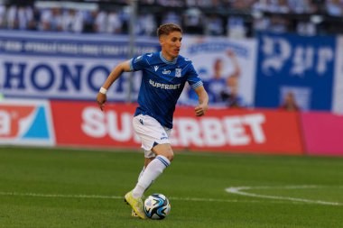 PKO BP Ekstraklasa maçı sırasında Lech Poznan ve Legia Warszawa arasında Enea Stadyumu, Poznan, Polonya (Maciej Rogowski)
