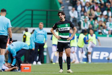 Francisco Trincao, Liga Portekiz maçı sırasında Estadio Jose Alvalade, Lizbon, Portekiz 'de Sporting CP ve GD Chaves arasında oynandı. (Maciej Rogowski)