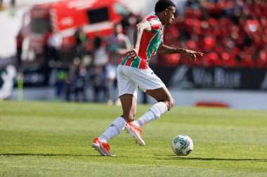 Liga Portekiz maçında Estrela Amadora ve Gil Vicente FC (1: 0) arasında Estadio Jose Gomes, Amadora, Lizbon, Portekiz maçında Andre Silva (Estrela Amadora). (Maciej Rogowski)