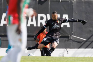 Bruno Brigido (Estrela Amadora) Liga Portekiz maçında CF Estrela Amadora ile Gil Vicente FC (1: 0) arasında Estadio Jose Gomes, Amadora, Lizbon, Portekiz. (Maciej Rogowski)
