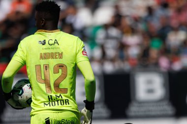 Estadio Jose Gomes, Amadora, Lizbon, Portekiz 'de CF Estrela Amadora ve Gil Vicente FC (1: 0) arasında oynanan Liga Portekiz maçı sırasında Andrew Ventura (Gil Vicente). (Maciej Rogowski)