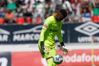 Estadio Jose Gomes, Amadora, Lizbon, Portekiz 'de CF Estrela Amadora ve Gil Vicente FC (1: 0) arasında oynanan Liga Portekiz maçı sırasında Andrew Ventura (Gil Vicente). (Maciej Rogowski)