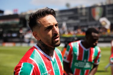 Miguel Lopes (Estrela Amadora) Liga Portekiz maçında Estrela Amadora ile Gil Vicente FC (1: 0) arasında Estadio Jose Gomes, Amadora, Lizbon, Portekiz. (Maciej Rogowski)