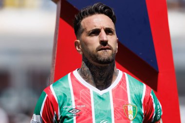 Miguel Lopes (Estrela Amadora) Liga Portekiz maçında Estrela Amadora ile Gil Vicente FC (1: 0) arasında Estadio Jose Gomes, Amadora, Lizbon, Portekiz. (Maciej Rogowski)