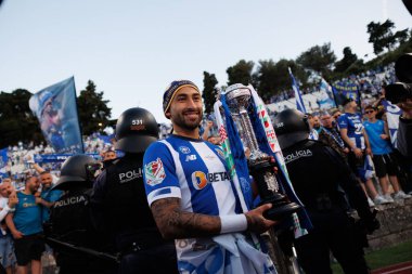 Portekiz 'deki Estadio Nacional Jamor, Lizbon' da FC Porto ve Sporting CP (2: 1) arasında oynanan Taca de Portugal 2024 final maçında Alan Varela. (Maciej Rogowski)