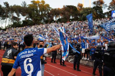 Stephen Eustaquio Taca de Portugal 2024 final maçında FC Porto ve Sporting CP (2: 1) arasında Estadio Nacional Jamor, Lizbon, Portekiz 'de. (Maciej Rogowski)