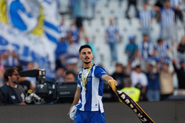 Stephen Eustaquio Taca de Portugal 2024 final maçında FC Porto ve Sporting CP (2: 1) arasında Estadio Nacional Jamor, Lizbon, Portekiz 'de. (Maciej Rogowski)