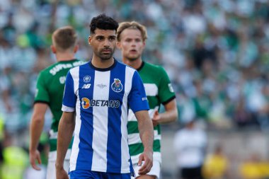 Portekiz 'in başkenti Lizbon' daki Estadio Nacional Jamor 'da FC Porto ve Sporting CP (2: 1) arasında oynanan Taca de Portugal 2024 final maçında Mehdi Taremi. (Maciej Rogowski)