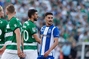 Paulinho, Stephen Eustaquio Taca de Portugal 2024 final maçında FC Porto ve Sporting CP (2: 1) arasında Estadio Nacional Jamor, Lizbon, Portekiz 'de. (Maciej Rogowski)
