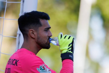 Portekiz 'in başkenti Lizbon' daki Estadio Nacional Jamor 'da FC Porto ve Sporting CP (2: 1) arasında oynanan Taca de Portugal 2024 final maçında Diogo Costa. (Maciej Rogowski)