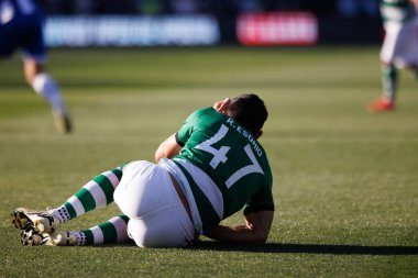 Ricardo Esgaio, Portekiz 'in başkenti Lizbon' daki Estadio Nacional Jamor 'da FC Porto ile Sporting CP (2: 1) arasında oynanan Taca de Portugal 2024 final maçı sırasında oynanmıştır. (Maciej Rogowski)