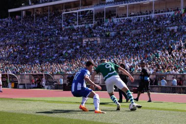 Ze Pedro, Viktor Gyokeres Taca de Portugal 2024 final maçında FC Porto ve Sporting CP (2: 1) Estadio Nacional Jamor, Lizbon, Portekiz 'de. (Maciej Rogowski)