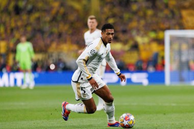 Jude Bellingham, Şampiyonlar Ligi 2024 final maçında Borussia Dortmund ve Real Madrid arasında Wembley Stadyumu, Londra, İngiltere (Maciej Rogowski))