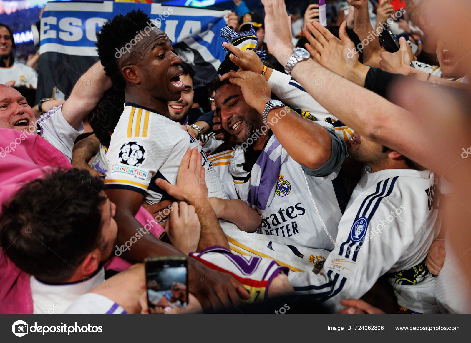 Vinicius Junior Lors Dernier Match Ligue Des Champions 2024 Entre